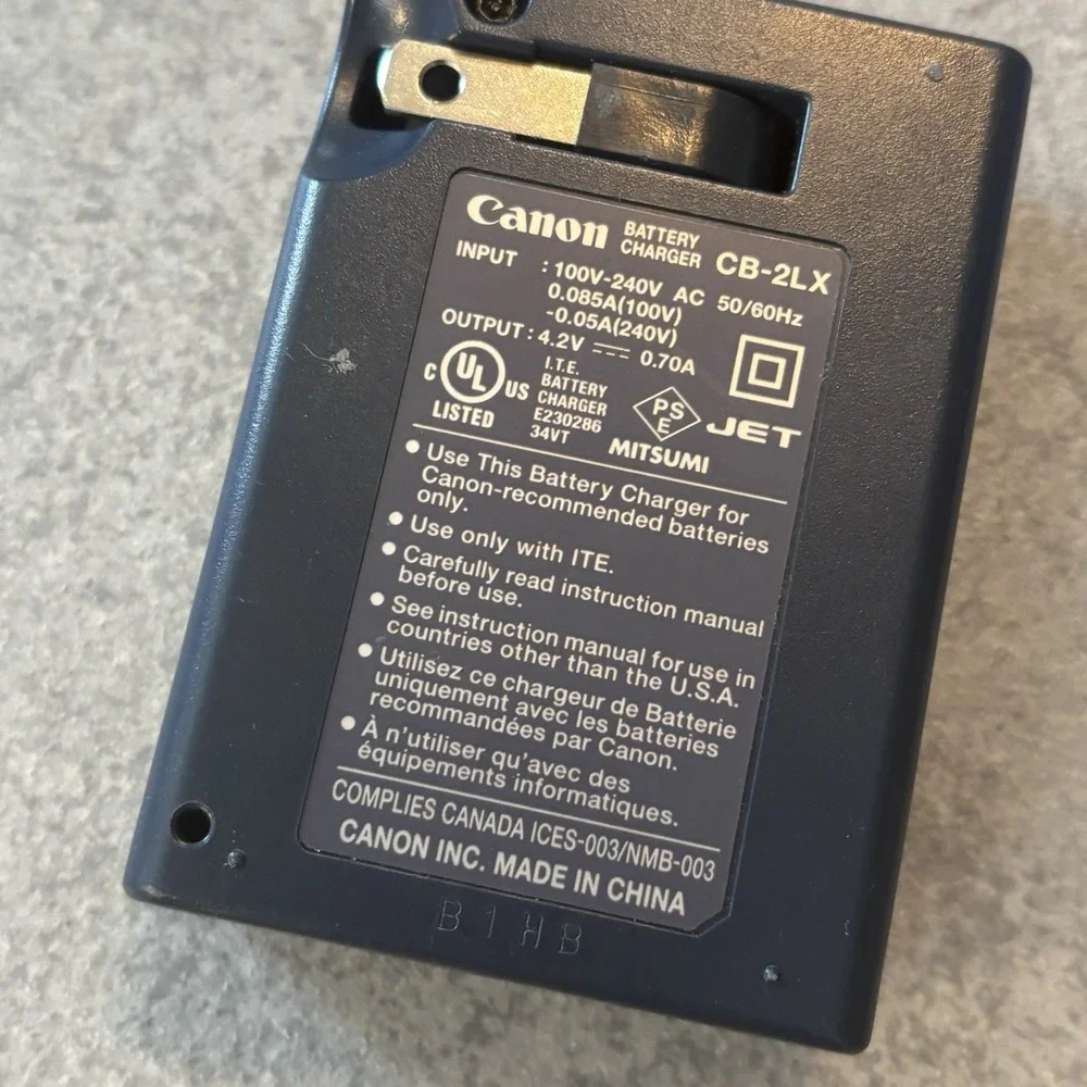 Canon cb2lx charger